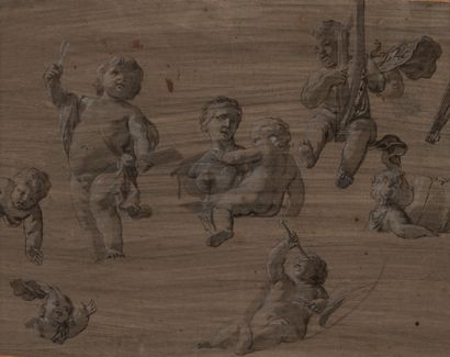 null Italian school of the 18th century
Study of Putti
Wash and gouache on prepared...