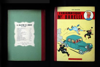 BOB DE MOOR L'ENIGMATIQUE MR BARELLI Edition originale très bon état (point tintin...