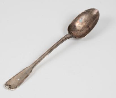 null Silver RAGOUT SPOON. Paris, Jacques ANTHIAUME (received master in 1756), 1771-1772...