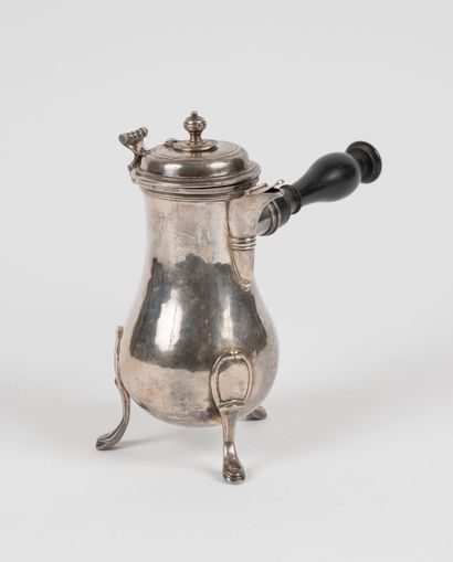 null CHOCOLATIERE in silver. PARIS, Guillaume PIGERON (received master in 1762),...