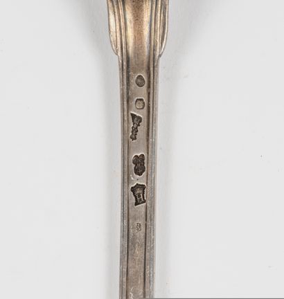 null Silver RAGOUT SPOON. Paris, Jacques ANTHIAUME (received master in 1756), 1771-1772...