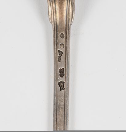 null Silver RAGOUT SPOON. Paris, Jacques ANTHIAUME (received master in 1756), 1771-1772...