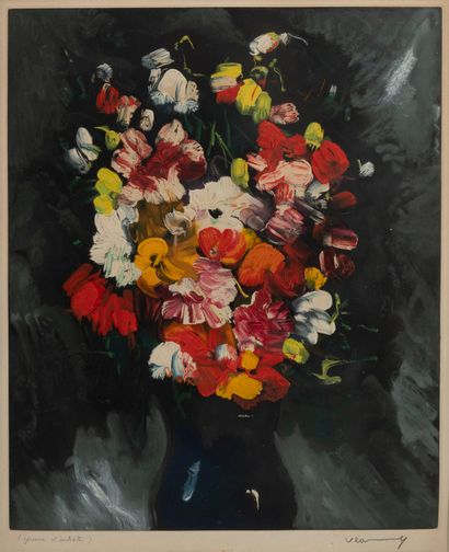 null Maurice de VLAMINCK (1876-1958) d’apres
Nature morte aux fleurs
Lithographie...