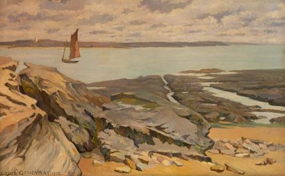null Louis GENEVRAY (born in 1867)
Low tide, Morbihan
Canvas
Signed and dated lower...