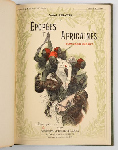 BARATIER (Colonel). BARATIER (Colonel).
Épopées africaines. — Au Congo. Souvenirs...