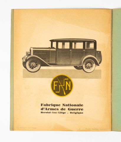 AUTOMOBILE. — AUTOMOBILE. — 
Le Raid au Cap par la F. N. 10 C.V.
Slnd (1928). Brochure...