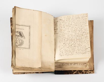 CHEMINADE. CHEMINADE.
Journal de voyages.
1803-1846. Recueil de manuscrits de voyages,...