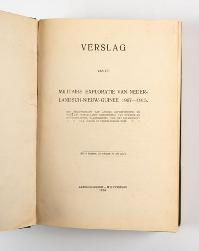 NOUVELLE-GUINÉE. — NOUVELLE-GUINÉE. — 
Verslag van de militaire exploratie van Nederlandsch-Nieuw-Guinée....
