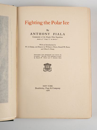 FIALA (Anthony). FIALA (Anthony).
Fighting the Polar ice.
New-York, Double-Day, Page...