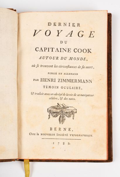 COOK. — ZIMMERMANN (Henri). COOK. — ZIMMERMANN (Henri).
Dernier voyage du Capitaine...