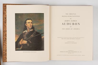 AUDUBON (John-James). AUDUBON (John-James).
The original watercolor paintings by...