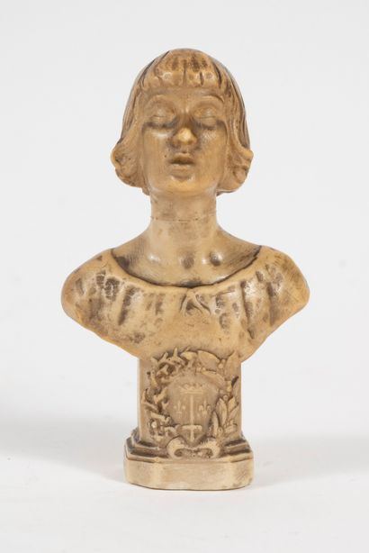 null Maxime REAL DEL SARTE (1888-1954)
Buste de Jeanne d'Arc
cire Signée M. Real...
