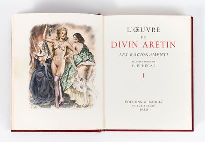 null (CURIOSA). ARÉTIN.
L'Œuvre du Divin Arétin Les Ragionamenti. Illustrations de...