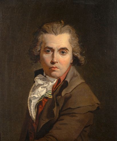 null Ecole FRANCAISE du XIXe siè-cle,
suiveur de Jacques Louis DA-VID
Autoportrait
Toile
65...