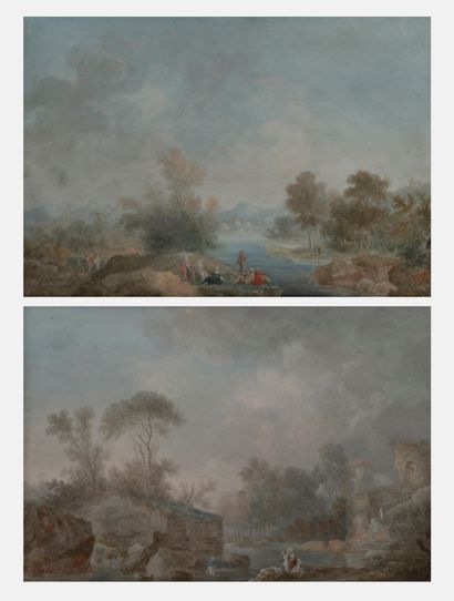 Louis-Nicolas VAN BLAREN-BERGHE (1716-1794)
Paysages...