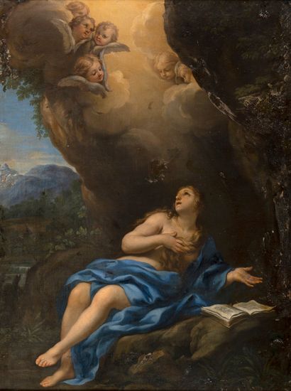 Attribué à Francesco TREVISANI (1656 - 1746)
Marie...