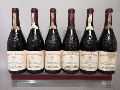 null 6 bouteilles CHATEAUNEUF du PAPE - Château de BEAUCASTEL, 2005
Étiquettes t...