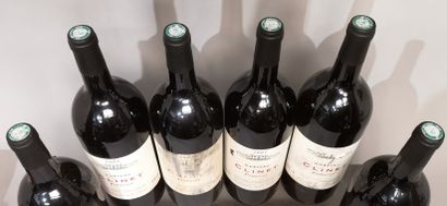 null 6 magnums Château CLINET - Pomerol, 2001
Étiquettes : 3 tachées dont une ér...