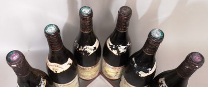 null 6 bouteilles CÔTE RÔTIE Ch. d'AMPUIS - GUIGAL, 2000
Étiquettes tachée et légèrement...