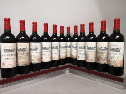 null 12 bouteilles Château GRAND PUY LACOSTE - 3e Gcc Pauillac, 2000
Étiquettes abîmées...