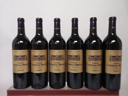null 6 bouteilles Château CANTENAC BROWN - 3e Gcc Margaux, 2010
Étiquettes légèrement...