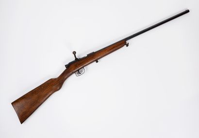 null French made single shot garden rifle caliber 9mm Flobert. Barrel 53 cm, half...