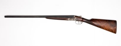 null Rifle juxtaposed Garnier anson gauge 12/70 (n°2306). Smooth barrel of 70cm,...