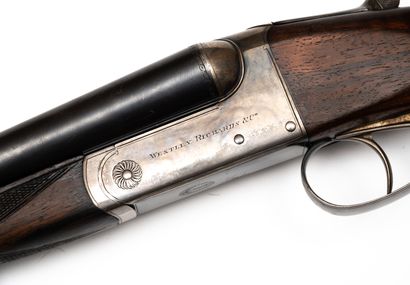 null Fusil anson Westley Richard juxtaposé, calibre 20/70 (n°19073). Canon lisse...