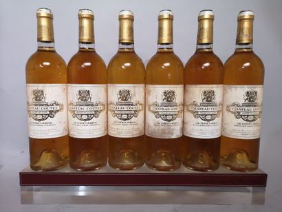 null 6 bouteilles Château COUTET - 1er Cc Sauternes, 2002
Étiquettes légèrement ...