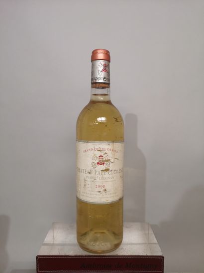 null 1 bouteille Château PAPE CLEMENT Blanc - Gc Pessac Lèognan, 2002
Étiquette tachée...