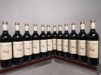 12 bouteilles Château CLOS L'EGLISE - Côtes...