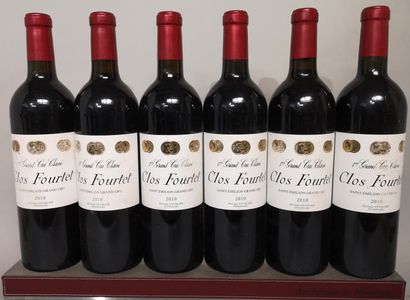 6 bottles CLOS FOURTET - Saint Emilion Grand...