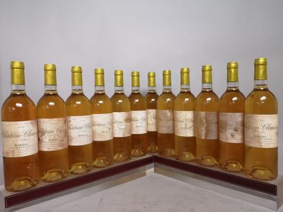 null 12 bouteilles Château CLIMENS - 1er Cc Sauternes, 1998
Étiquettes abîmées par...