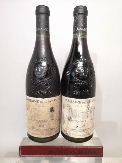 null 2 bouteille CHATEAUNEUF du PAPE - Domaine de La JANASSE Vieilles Vignes"", 2000

Étiquettes...