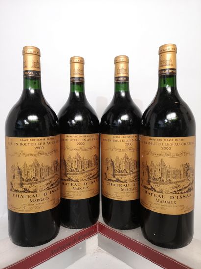 null 4 magnums Château d'ISSAN - 3e Gcc Margaux, 2000
Étiquettes légèrement grif...