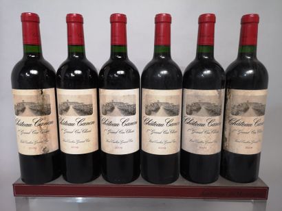 null 6 bouteilles Château CANON - 1er Gcc Saint Emilion, 2009
Étiquettes tachées...