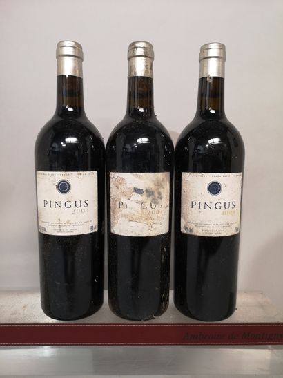 3 bottles PINGUS - Ribera del Duero, 2004
slightly...