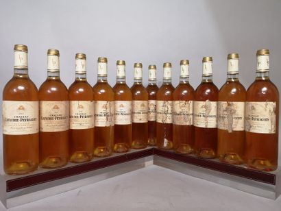 null 12 bouteilles Château LAFAURIE PEYRAGUEY - 1er Cc Sauternes, 2003
Étiquettes...