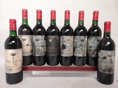 8 bottles RESERVE de la COMTESSE de LALANDE...