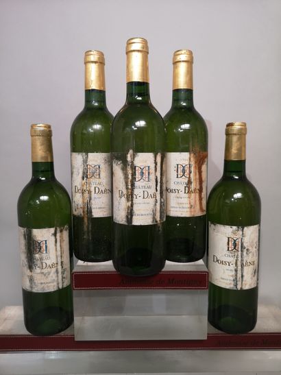 null 5 bouteilles Château DOISY DAENE Blanc sec - Bordeaux, 2004
Étiquettes tachées...