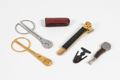 null Smoker's kit: including cigar cutter (Davidoff, Solingen)