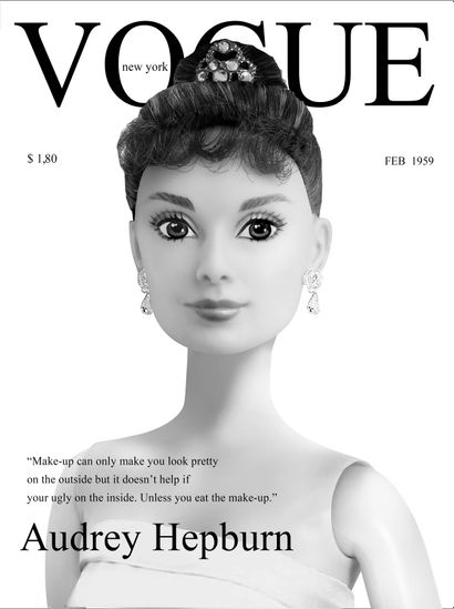 Michel Tréhet (né en 1950) La Une de Vogue
Barbie® collector Audrey Hepburn, fait...