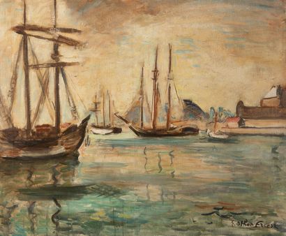 ÉMILE OTHON FRIESZ (FRA/ 1879-1949)
Sailboats...