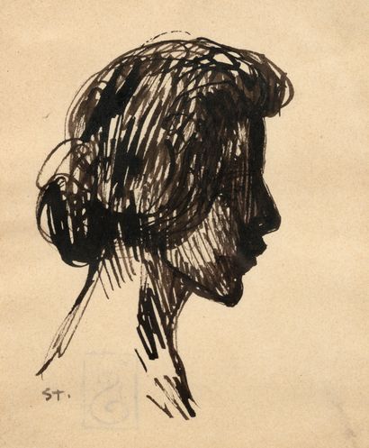THÉOPHILE ALEXANDRE STEINLEIN (SUISSE/ 1859-1923)
Profil...