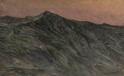 Auguste MATISSE (1866-1931)
La vague au crépuscule
Toile
Signée...