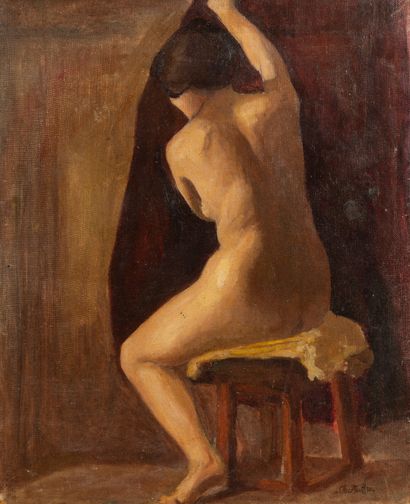George OBERTEUFFER (1878-1940)
Back nude
Canvas
45.5...