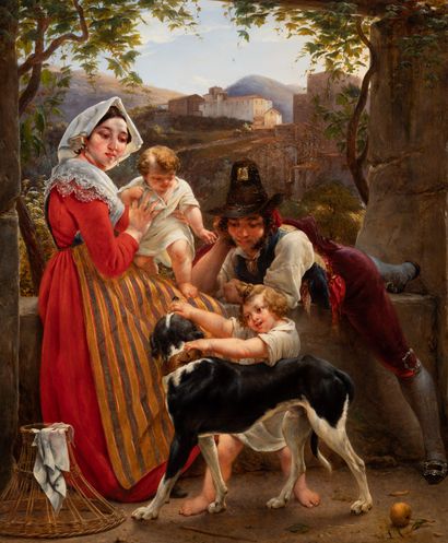 Louis RIQUIER (Anvers, 1792- Paris, 1884)
Une...