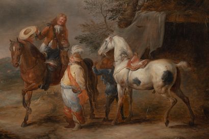 Carel van FALENS (Anvers 1683-Paris 1733)
Cavalier...