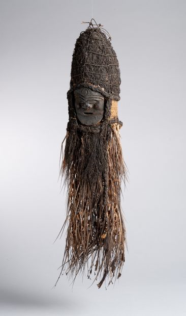 null Très rare petit masque votif Kanak, Nouvelle-Calédonie, centre de la Grande...