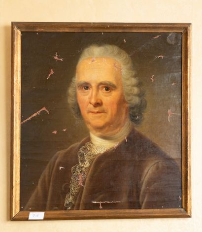 null Ecole Française du XVIIIe siècle
Portrait d'un gentilhomme
Toile
48 x 45 cm...